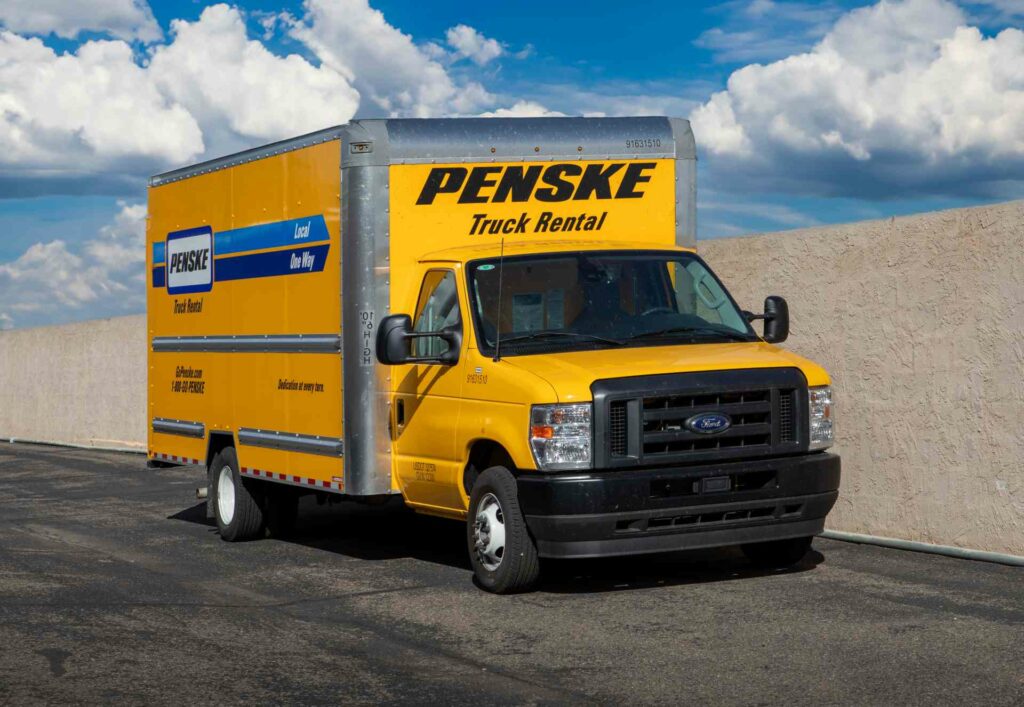 Penske truck at Arizona Self Storage in Glendale.
